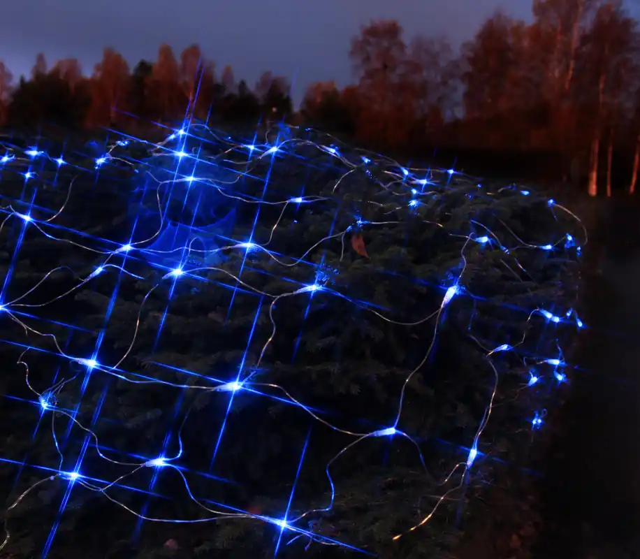 Beliebt LED-Lichternetz, 90tlg., ca. 2 x 1 m
