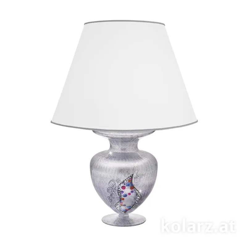 Preisknaller Tischleuchte ANFORA, Kiss Silver, Höhe 65