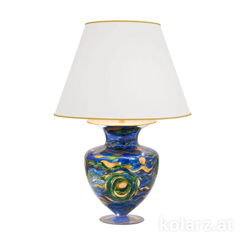 Tischleuchte ANFORA, Aqua Blue, Höhe 90 Knallerangebot