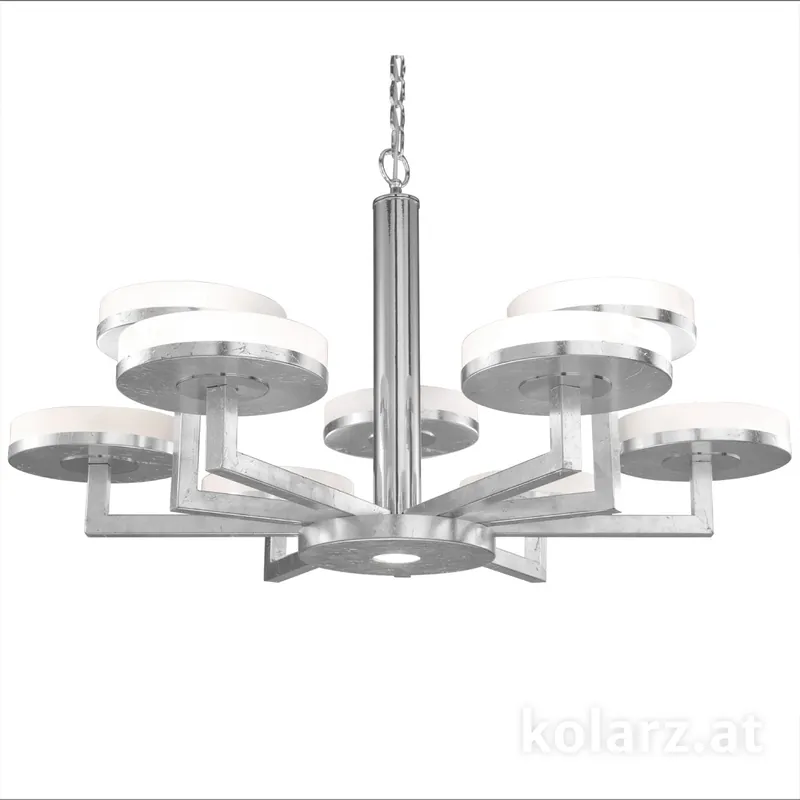 Luster SOLIS, Blattsilber, Ø100, 10-flammig Must-Have