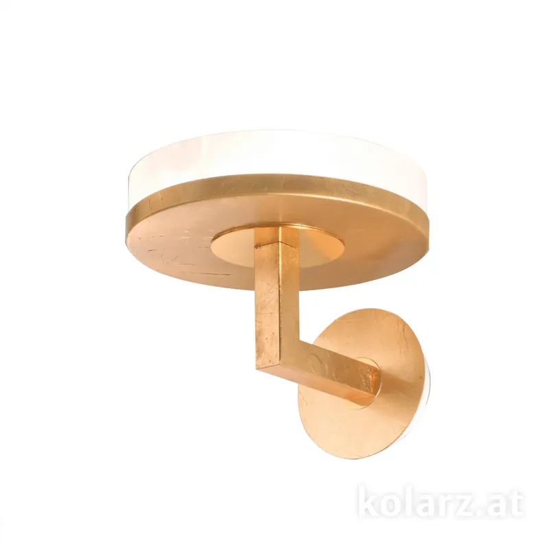 Wandleuchte SOLIS, Blattgold, 25/20/23 Aktuell