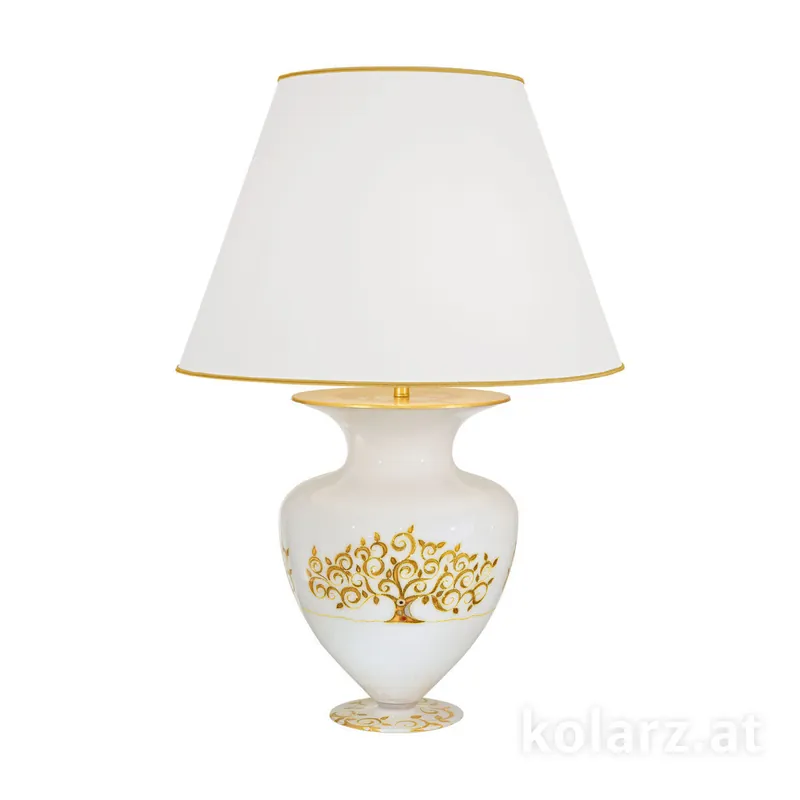 Expressversand Tischleuchte ANFORA, Albero Gold, Höhe 90