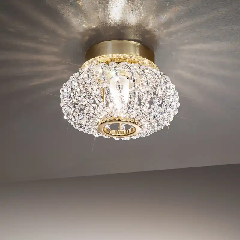 Neue Ware Spot CARLA, KOLARZ Pure Kristalle, 24 Karat Gold, Ø17