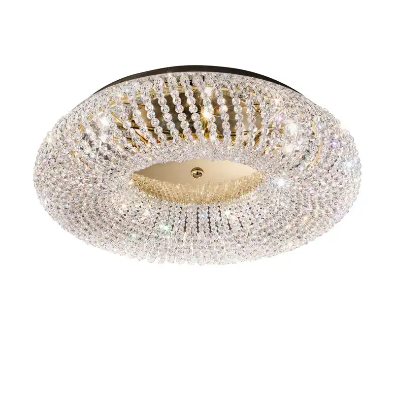 Deckenleuchte CARLA, KOLARZ Pure Kristalle, 24 Karat Gold, Ø55 Neu