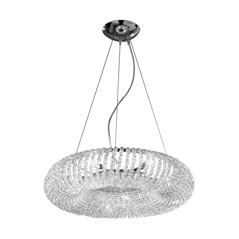 Markenprodukt Pendelleuchte CARLA, KOLARZ Pure Kristalle, Chrom, Ø55