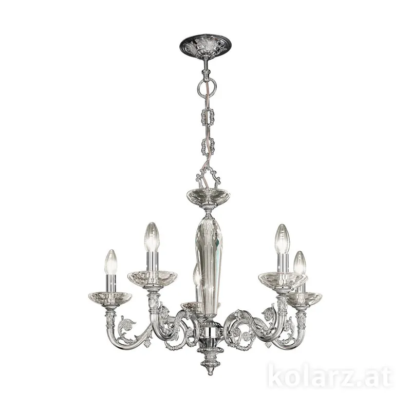Top-Angebot Luster CONTARINI, Chrom, Ø65, 5-flammig