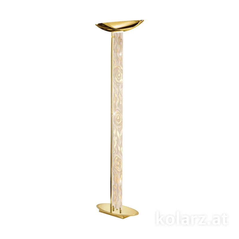 Bodenleuchte DELPHI, Aqua Champagne, 185 Kostenloser Versand