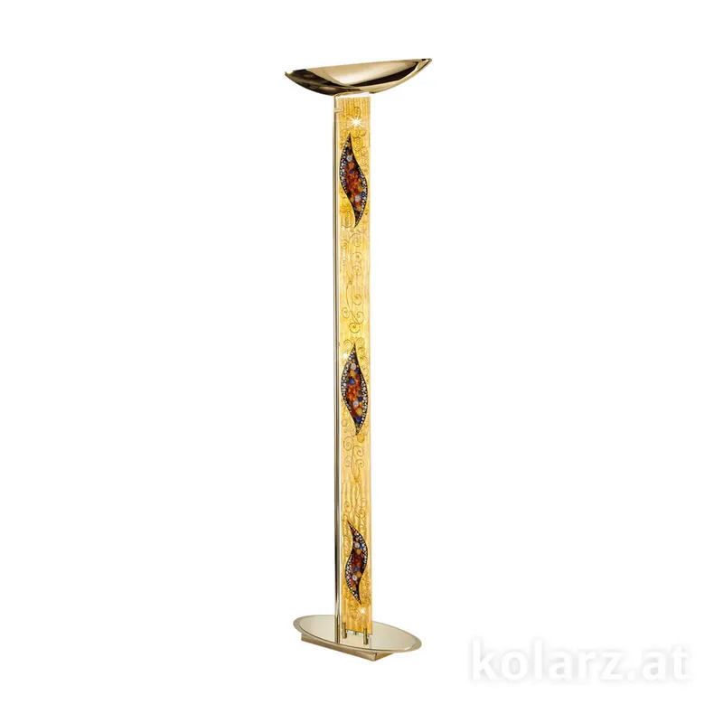 Bodenleuchte DELPHI, Kiss Gold, 185 Echt