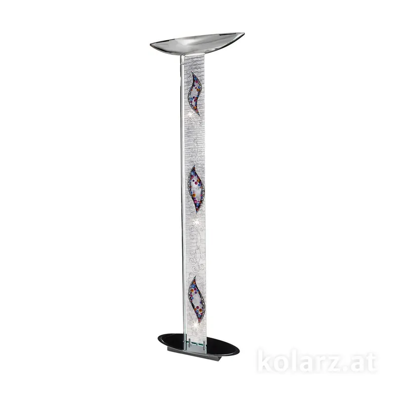 Top-Preis Bodenleuchte DELPHI, Kiss Silver, 185