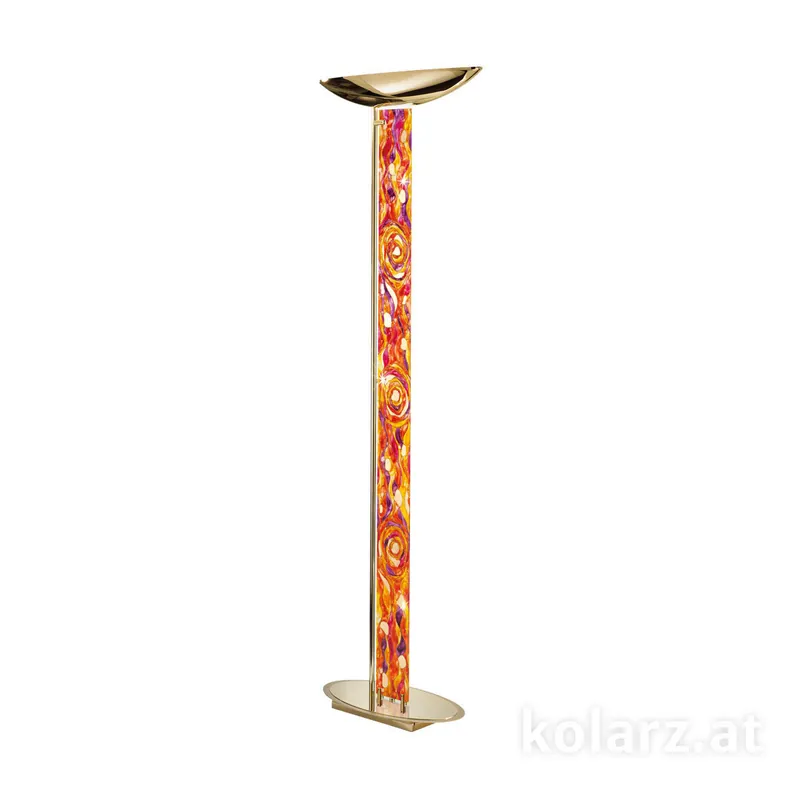 Bodenleuchte DELPHI, Aqua Red, 185 LED Leuchtmittel inkludiert Mega-Angebot