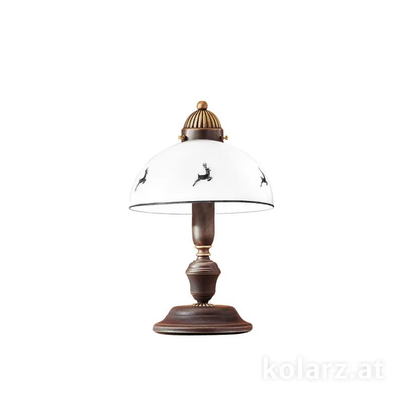 Heißes Angebot Tischleuchte NONNA, Altmessing, Höhe 32