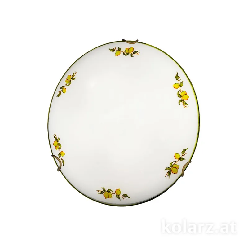 Schneller Versand Deckenleuchte NONNA, Altmessing, Ø30