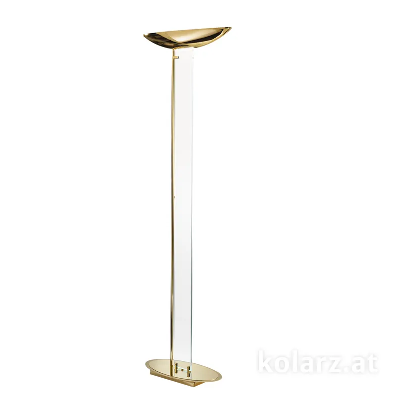 Heißes Angebot Bodenleuchte DELPHI, Glas Transparent, 185