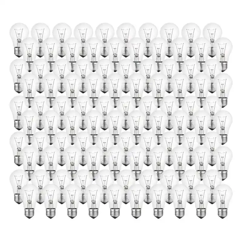 100 x Glühbirne 75W E27 klar Glühlampe 75 Watt Glühbirnen Glühlampen Preis Gesenkt