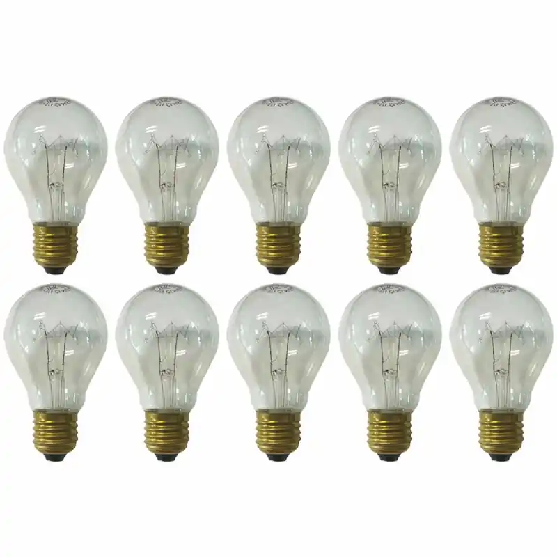 Geprüft 10 x Glühbirne 7W E27 klar Glühlampe 7 Watt Glühbirnen Glühlampen