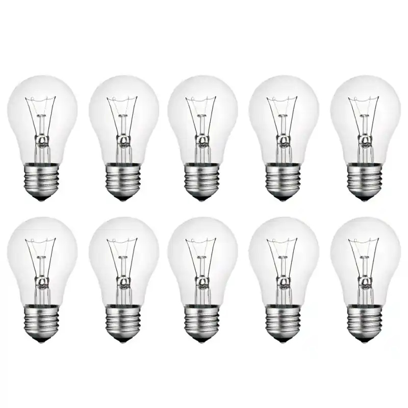 Gratis Versand 10 x Glühbirne 60W E27 klar Glühlampe 60 Watt Glühbirnen Glühlampen
