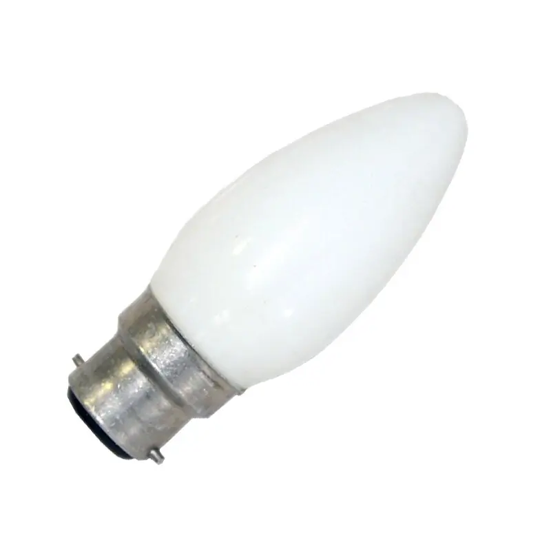 1 x Leuci Kerze Glühbirne 60W B22 Opal weiß Glühbirnen B22d 60 Watt Glühlampe Glühlampen Sonderangebot