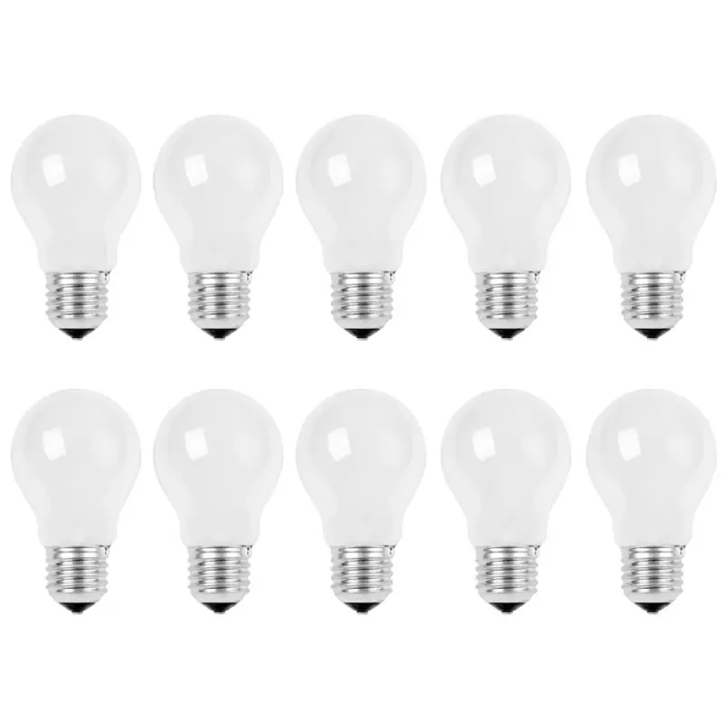 10 x Glühbirne 40W E27 MATT Glühlampe 40 Watt Glühbirnen Glühlampen Top-Angebot