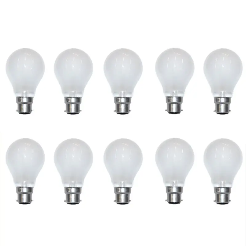 10 x Glühbirne B22d 60W MATT B22 Glühlampe Glühbirnen Glühlampen 60 Watt Begrenztes Angebot