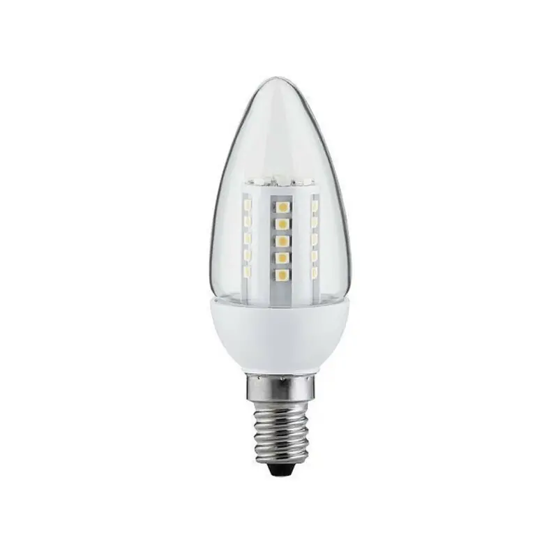 Paulmann LED Leuchtmittel Kerze 3W E14 klar Corn warmweiß 3000K Sichere Zahlung