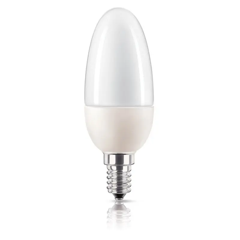 Markenware Philips Softone Kerze 5W = 20W E14 Energiesparlampe Sparlampe warm warmweiß