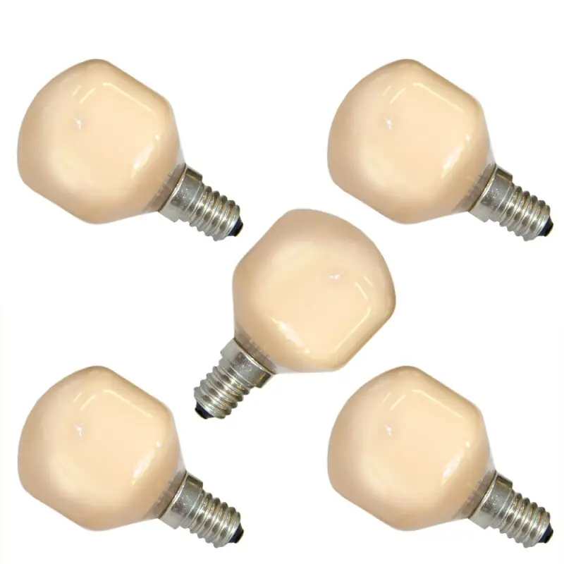 Kostenloser Versand 5 x Dura Tropfen Glühbirne 15W E14 Terracotta Cappuccino Glühlampe Glühbirnen 15 Watt Softone Flame