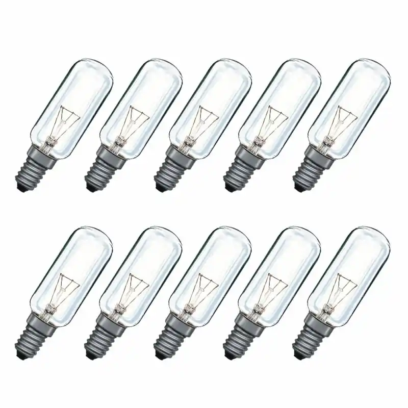 10 x Paulmann Röhrenlampe Glühbirne 40W E14 KLAR 80 x 25mm Glühlampe 540.42 Kostenloser Rückversand