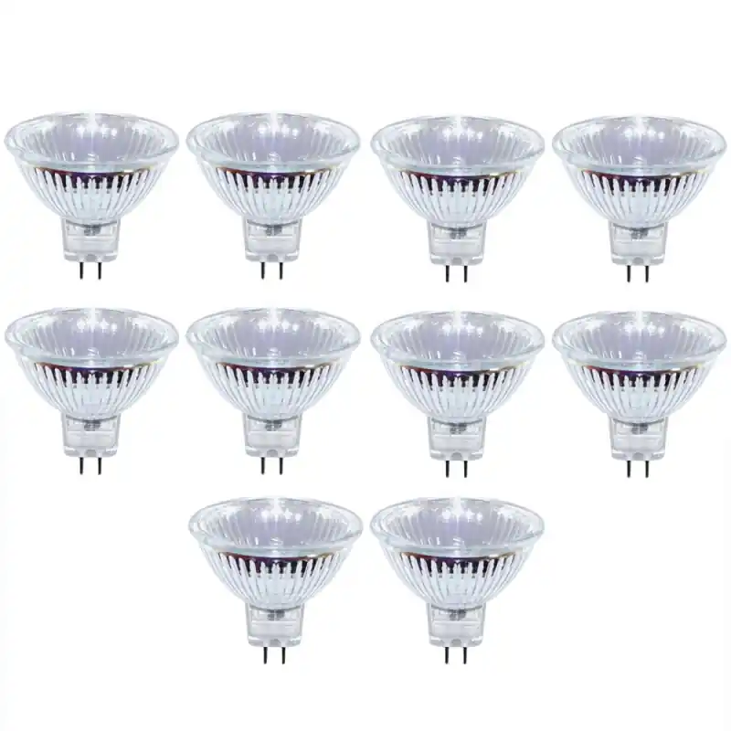 10 x Halogen Leuchtmittel 35W GU5,3 MR16 12V FL 35 Watt Lampe 36° Markenware