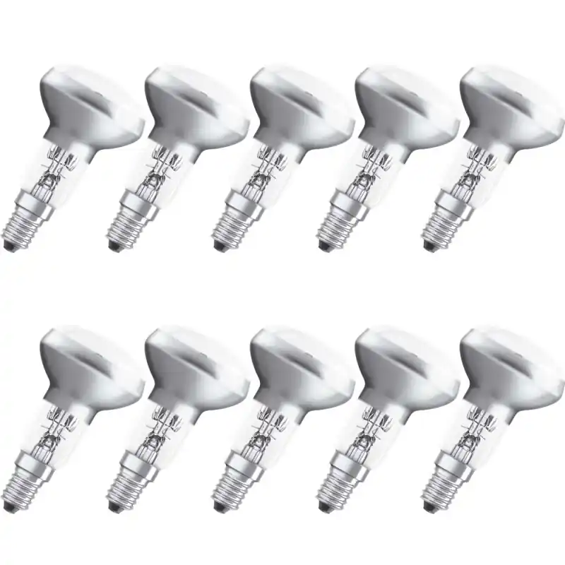 Günstig 10 x Osram Eco Halogen Spot R50 20W = 25W E14 ersetzt Concentra Reflektor 30° dimmbar 64541
