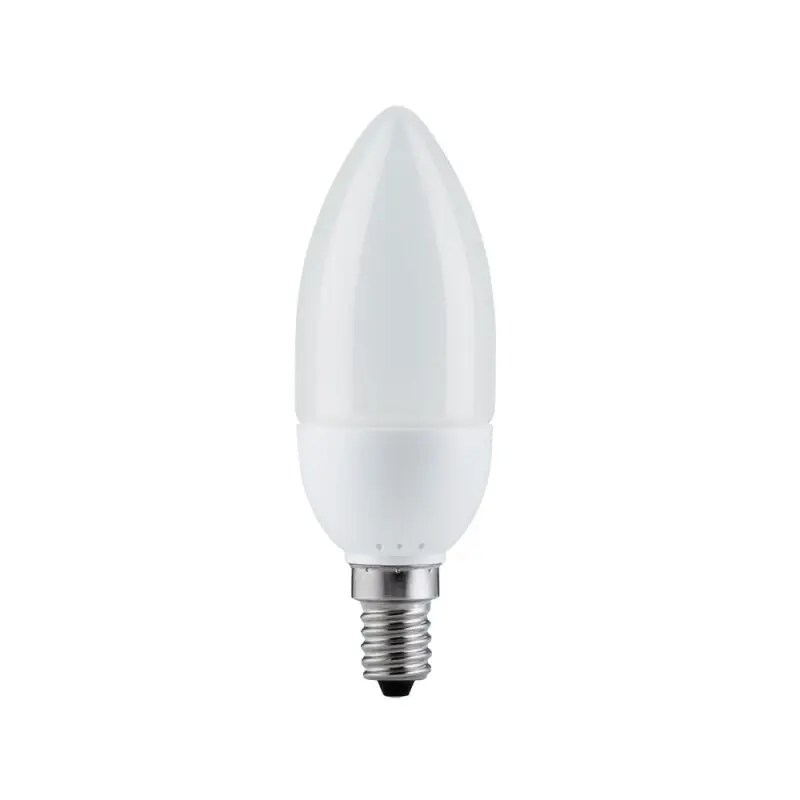 Kostenfreie Lieferung Nice Price Energiesparlampe Kerzenform 7W = 40W E14 matt 245lm warmweiß 2700K