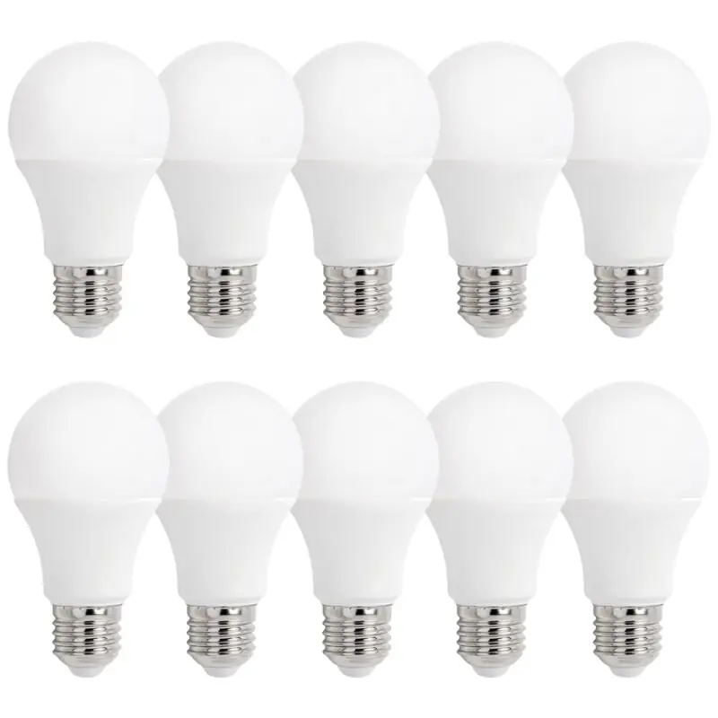 10 x LED Leuchtmittel Birnenform A60 9W = 60W E27 matt warmweiß 3000K 270° Top-Seller