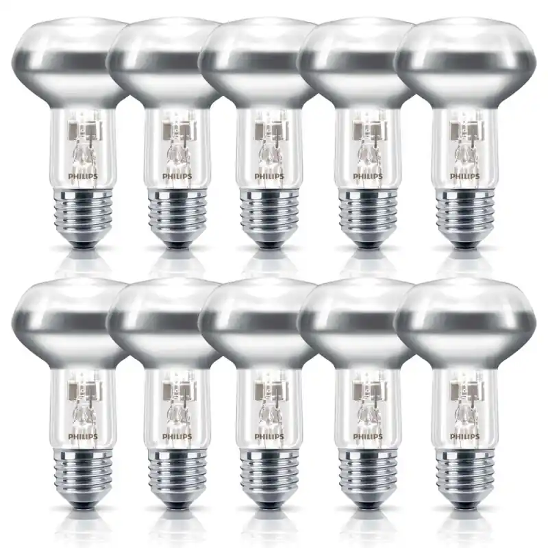 Bestpreis 10 x Philips Eco Halogen Reflektor R63 42W = 55W / 60W E27 matt Glühbirne Glühlampe EcoClassic