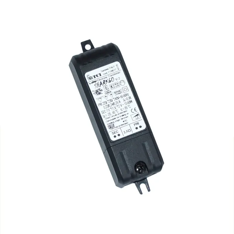 TCI Shark 60 Elektronischer Mini Transformator schwarz für Halogen bis 60W dimmbar Knallerangebot