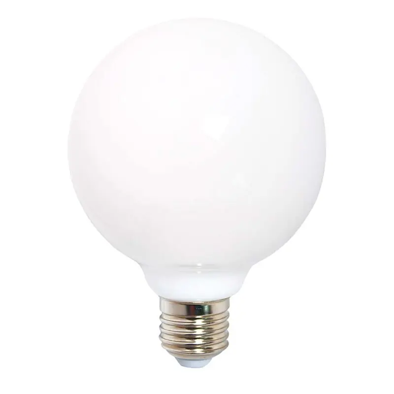Sonderaktion LED Filament Leuchtmittel Globe G125 8W = 60W E27 opal matt 360° warmweiß 2700K