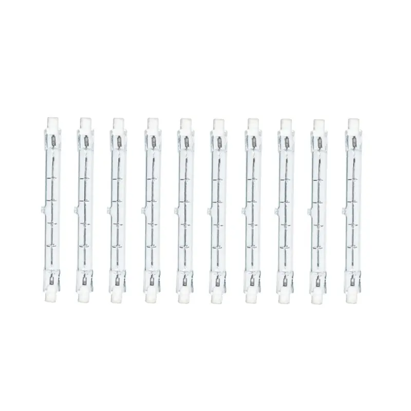 Billig 10 x Eco Halogenstab 118mm 80W = 100W R7s Halogen 80 Watt Stab Leuchtmittel