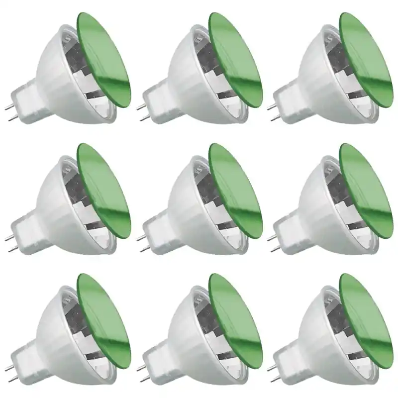Must-Have 10 x Paulmann Halogen Reflektor True Colour KLS 35W GU5,3 12V 51mm GRÜN
