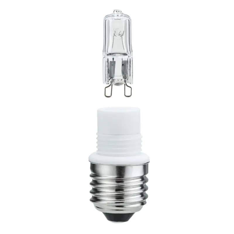 Neue Kollektion Paulmann Halogen Sockelset Röhre 42W = 60W E27 klar 230V 2000h 2800K warmweiß
