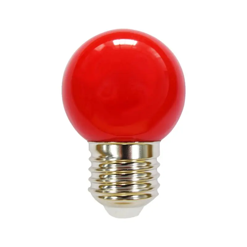 LED Leuchtmittel Tropfen Kugel 2W E27 360° ROT Versand Am Gleichen Tag