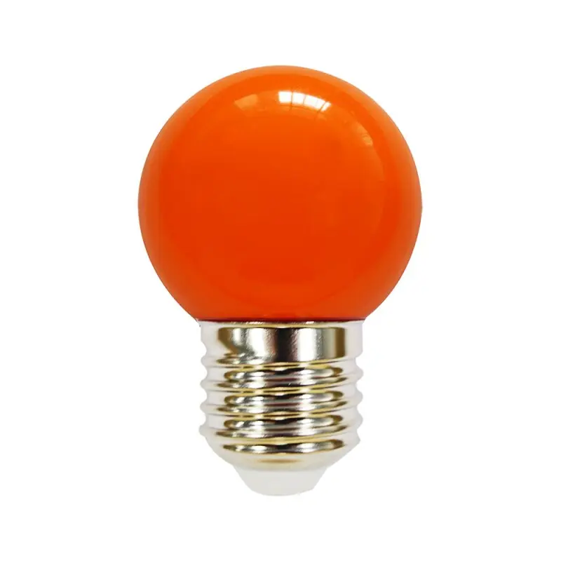 Sofort Bestellen LED Leuchtmittel Tropfen Kugel 2W E27 360° ORANGE