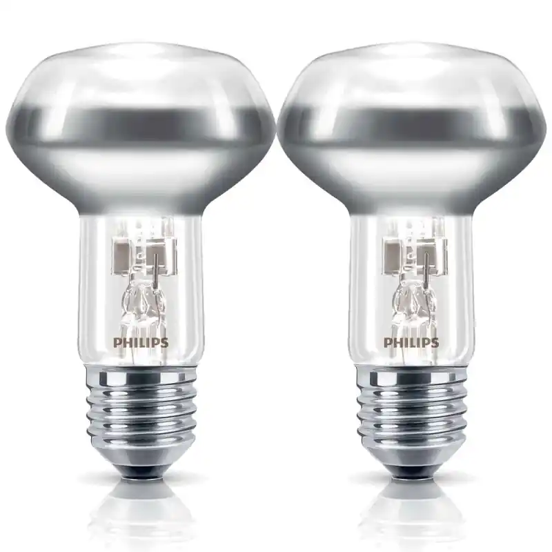 2 x Philips Eco Halogen Reflektor R63 42W = 55W / 60W E27 matt Glühbirne Glühlampe EcoClassic Beliebt