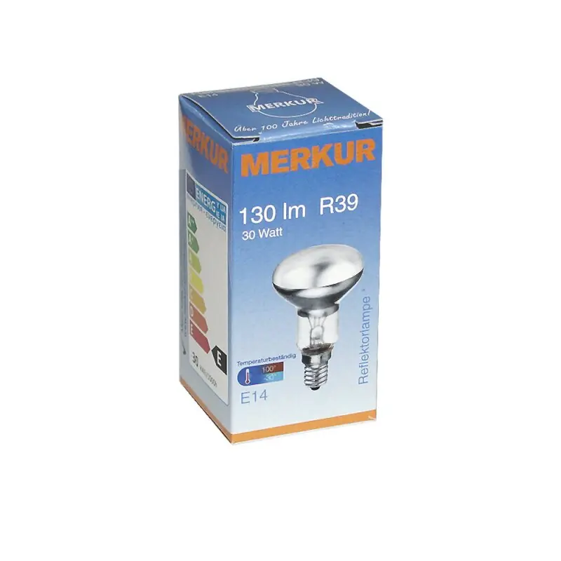 Merkur Reflektor Glühbirne R39 30W E14 matt Glühlampe 30 Watt Glühbirnen Glühlampen Meistverkauft