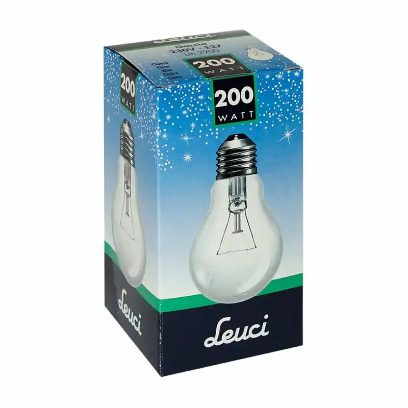 Leuci Glühbirne 200W E27 klar A60 Glühlampe 200 Watt Glühbirnen Glühlampen Wochenendangebot