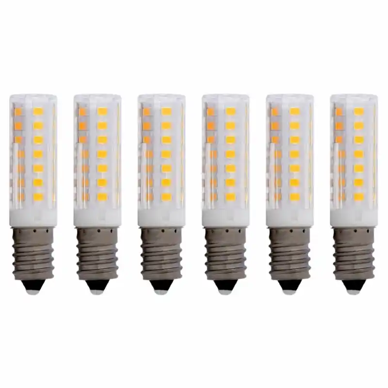 Kostenloser Versand 6 x LED Porzellan Leuchtmittel Röhre T16x64 4,5W E14 klar Ultimate 450lm Warmweiß 3000K