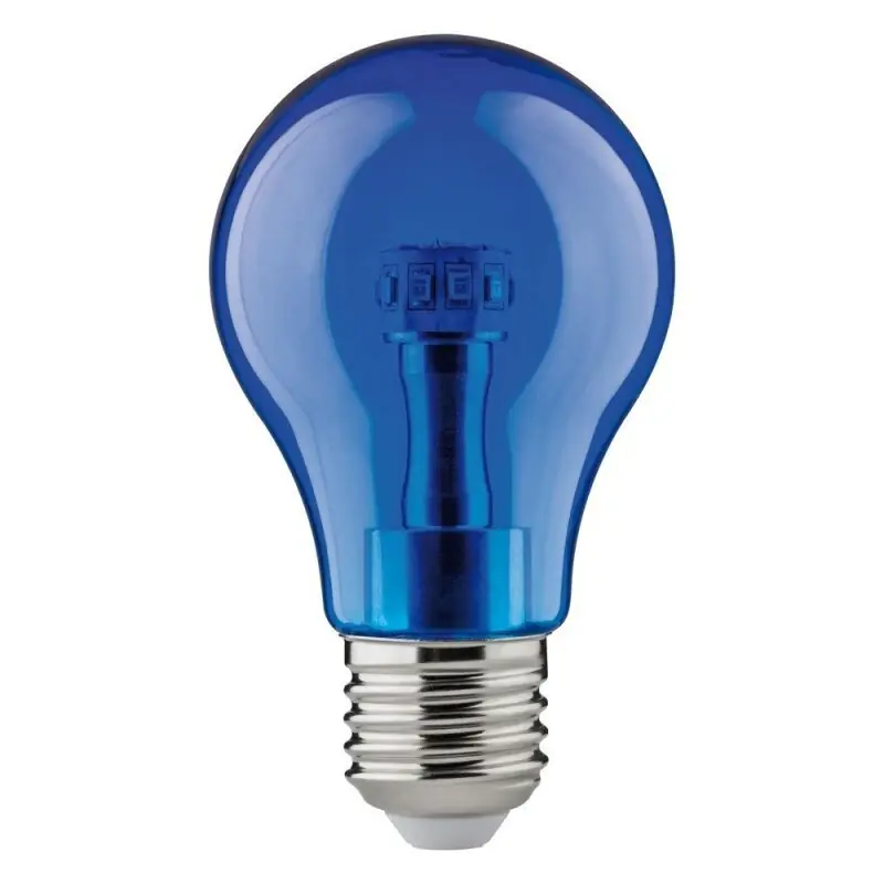 Paulmann LED Leuchtmittel Birnenform 1W E27 klar Blau Markenware