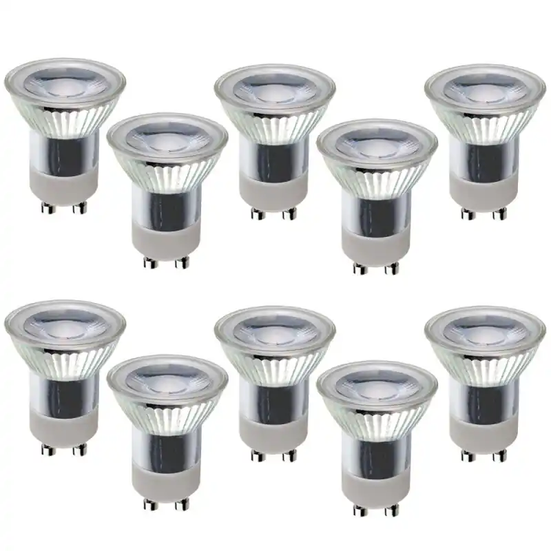 Neu 10 x LED Leuchtmittel kleiner Reflektor MR11 3W = 35W GU10 230V 250lm warmweiß 3000K 36°