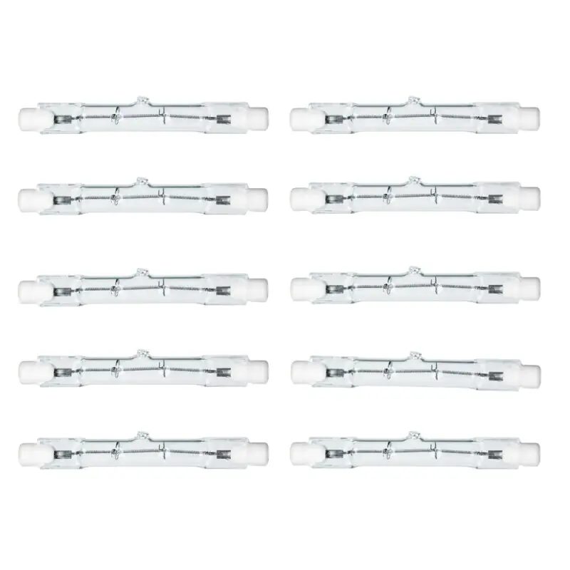 10 x Eco Halogenstab 80W = 100W R7s 78mm Stab Leuchtmittel Brenner warmweiß dimmbar Sonderaktion