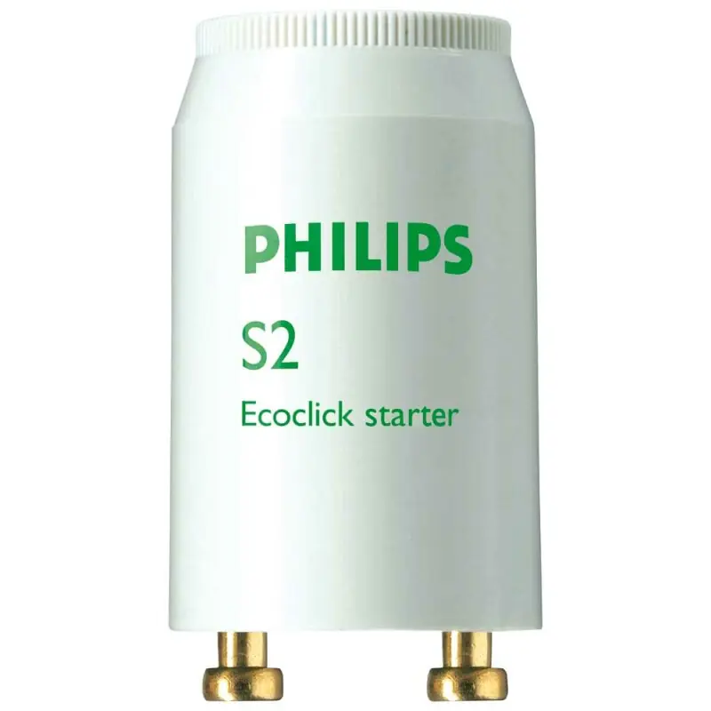 Philips Starter S2 4-22W Ecoclick Starter Leuchtstoffröhre Reihenschaltung Highlight