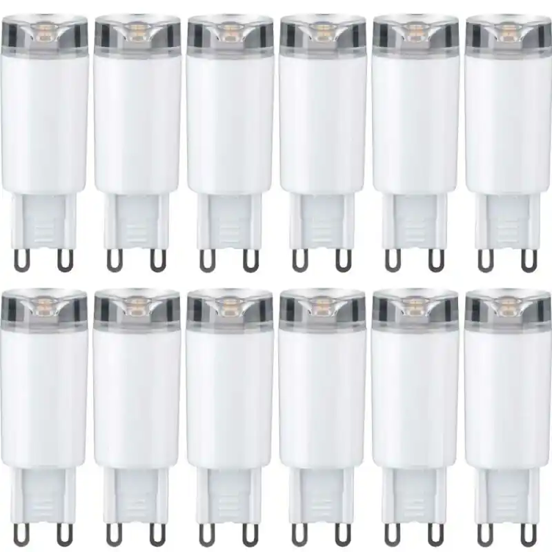 12 x Paulmann LED Leuchtmittel Stiftsockel 2,4W = 21W G9 230V warmweiß 2700K Angebot