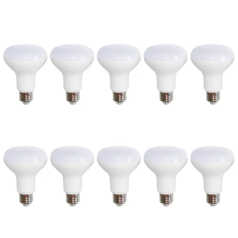 Neu Im Sortiment 10 x LED Leuchtmittel Reflektor R80 8W = 60W E27 matt warmweiß 2700K flood 120°