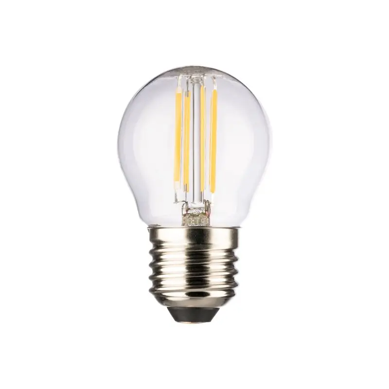 Müller-Licht LED Filament Leuchtmittel Tropfen 4,5W = 40W E27 klar Kugel warmweiß 2700K Schnäppchen
